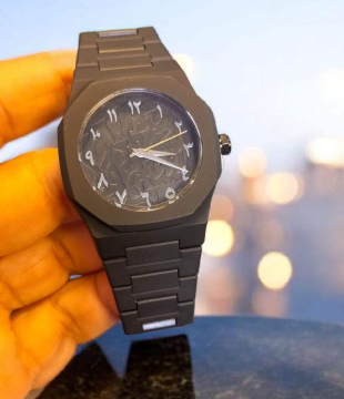 Arabic Aura Watch (mate black)